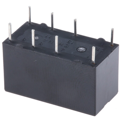 Omron PCB Mount Signal Relay, 3V dc Coil, 1A Switching Current, DPDT