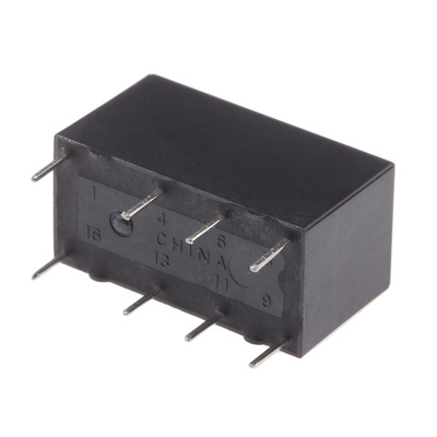 Omron PCB Mount Signal Relay, 48V dc Coil, 1A Switching Current, DPDT