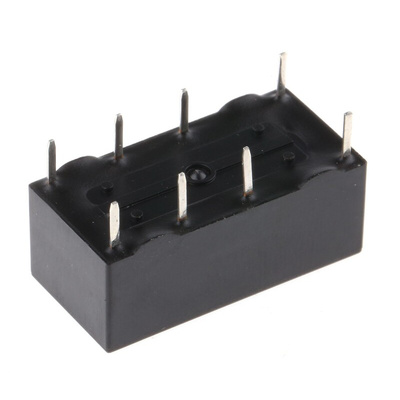 Omron PCB Mount Latching Signal Relay, 12V dc Coil, 2A Switching Current, DPDT