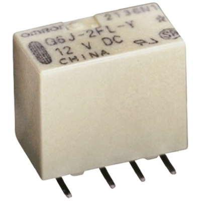 Omron Surface Mount Signal Relay, 3V dc Coil, 1A Switching Current, DPDT