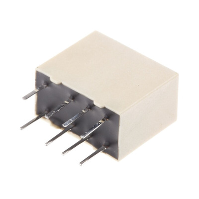 Omron PCB Mount Signal Relay, 12V dc Coil, 1A Switching Current, DPDT