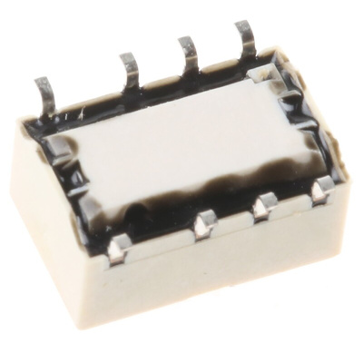 Omron Surface Mount Latching Signal Relay, 5V dc Coil, 1A Switching Current, DPDT
