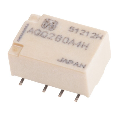 Panasonic Surface Mount Signal Relay, 4.5V dc Coil, 1A Switching Current, DPDT
