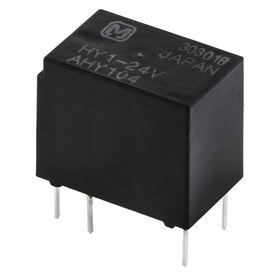 Panasonic PCB Mount Signal Relay, 24V dc Coil, 2A Switching Current, SPDT