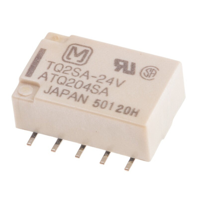 Panasonic Surface Mount Signal Relay, 24V dc Coil, 1A Switching Current, SPDT