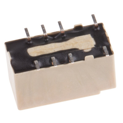 Panasonic Surface Mount Signal Relay, 3V dc Coil, 2A Switching Current, DPDT