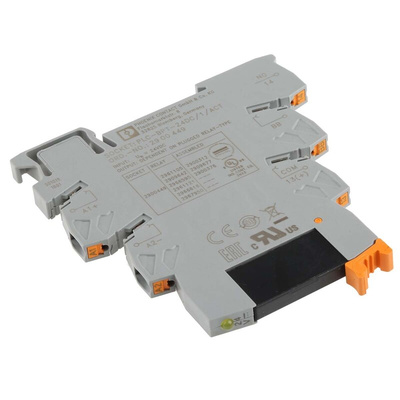 Phoenix Contact PLC-OPT- 24DC/ 24DC/2/ACT Series Solid State Interface Relay, DIN Rail Mount