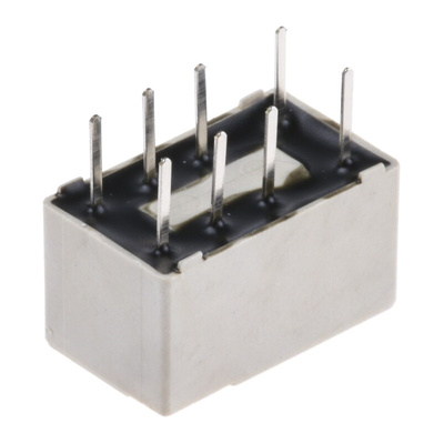 TE Connectivity PCB Mount Signal Relay, 4.5V dc Coil, 2A Switching Current, DPDT