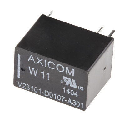 TE Connectivity PCB Mount Signal Relay, 24V dc Coil, 3A Switching Current, SPST