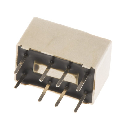 TE Connectivity PCB Mount Signal Relay, 24V dc Coil, 2A Switching Current, DPDT