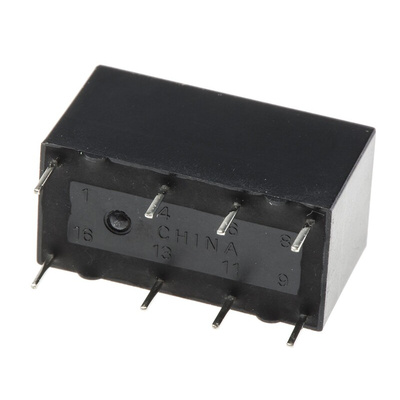Omron PCB Mount Signal Relay, 24V dc Coil, 1A Switching Current, DPDT