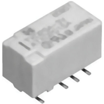 Panasonic Surface Mount Latching Signal Relay, 3V dc Coil, 2A Switching Current, DPDT