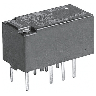 Panasonic Surface Mount Signal Relay, 12V dc Coil, 1A Switching Current, DPDT