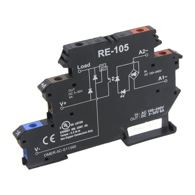 RS PRO Solid State Interface Relay, DIN Rail Mount