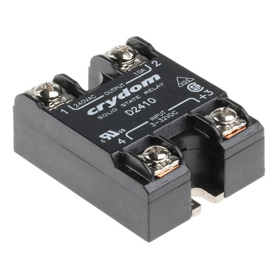Sensata / Crydom Solid State Relay, 10 A rms Load, Surface Mount, 280 V rms Load, 32 V Control