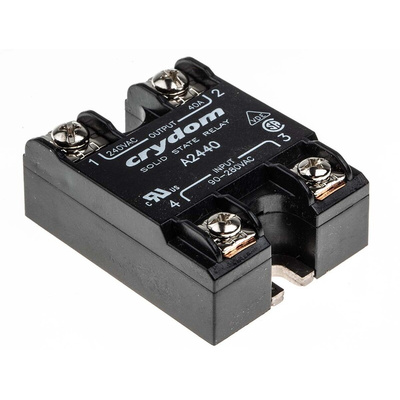 Sensata / Crydom Series 1 Series Solid State Relay, 40 A rms Load, Surface Mount, 280 V rms Load, 280 V rms Control