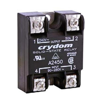 Sensata / Crydom 1 Series Solid State Relay, 50 A rms Load, Surface Mount, 280 V rms Load, 280 V rms Control