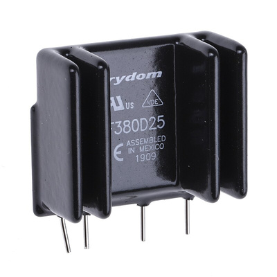 Sensata / Crydom Solid State Relay, 25 A rms Load, PCB Mount, 530 V rms Load, 15 V Control