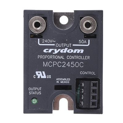 Sensata / Crydom MCPC Series Solid State Relay, 50 A Load, Panel Mount, 280 V rms Load, 32 V dc Control