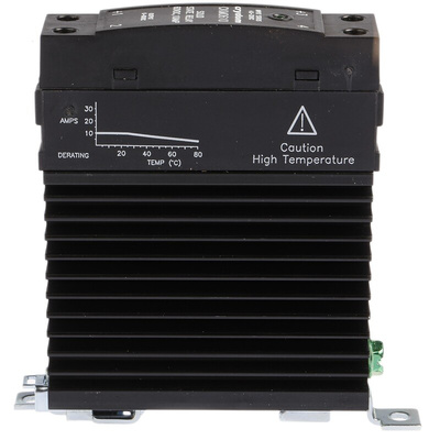 Sensata / Crydom CKM SERIES Series Solid State Relay, 10 A Load, DIN Rail Mount, 60 V Load, 32 V Control