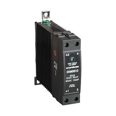 Sensata / Crydom CKM SERIES Series Solid State Relay, 10 A Load, DIN Rail Mount, 60 V Load, 32 V Control