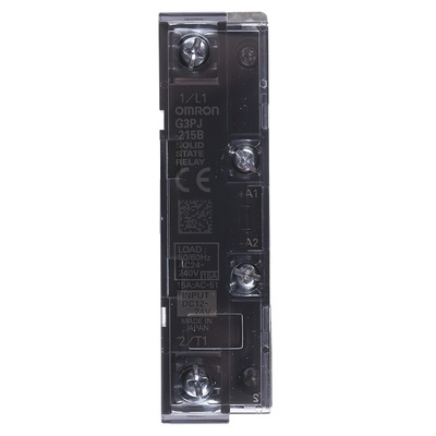 Omron G3PJ Series Solid State Relay, 15 A Load, DIN Rail Mount, 264 V ac Load, 24V dc Control