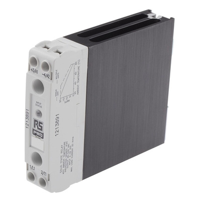 RS PRO Solid State Relay, 20 A Load, DIN Rail Mount, 530 V rms Load, 32 V dc Control