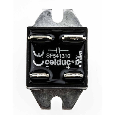 Celduc SF-SP7-SP8 Series Solid State Relay, 10 A Load, Panel Mount, 280 V rms Load, 30 V dc Control