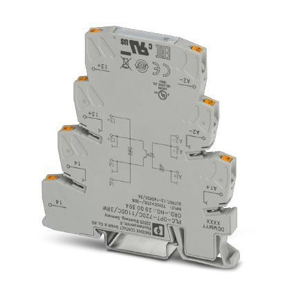 Phoenix Contact PLC-OPT72DC Series Solid State Interface Relay, DIN Rail Mount