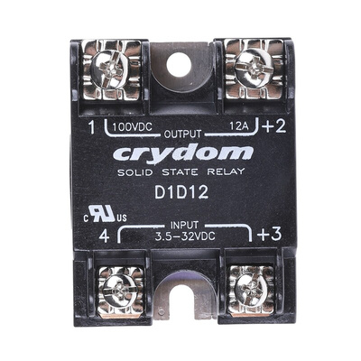 Sensata / Crydom Solid State Relay, 12 A Load, Surface Mount, 100 V Load, 32 V Control