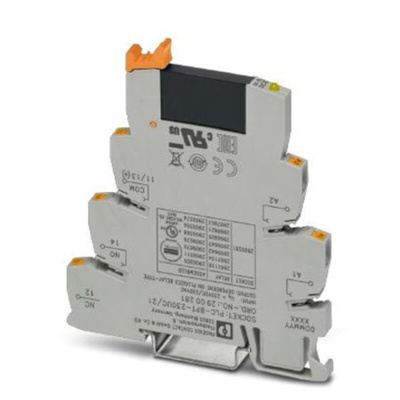 Phoenix Contact PLC Series Solid State Interface Relay, DIN Rail Mount