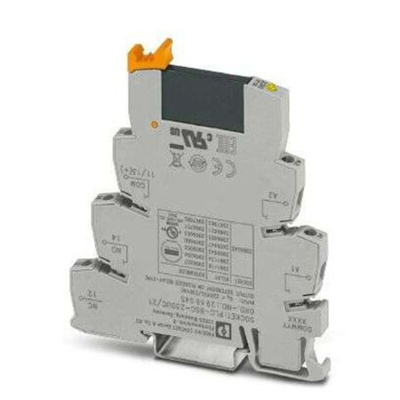 Phoenix Contact PLC Series Solid State Interface Relay, DIN Rail Mount