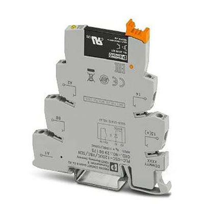 Phoenix Contact PLC-OSC Series Solid State Interface Relay, 121 V dc, 132 V ac Control, 3 mA Load, DIN Rail Mount
