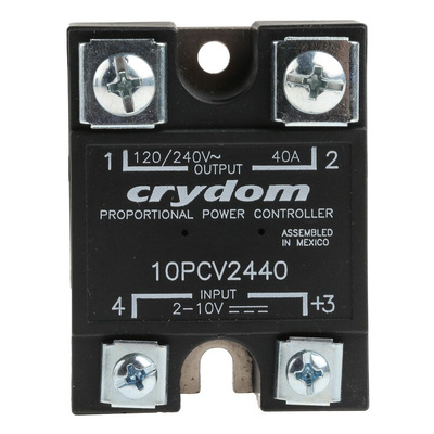 Sensata / Crydom PCV Series Solid State Relay, 40 A rms Load, PCB Mount, 240 V ac Load, 10 V dc Control