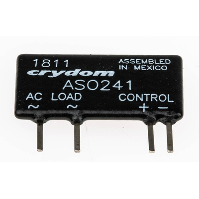 Sensata / Crydom Solid State Relay, 1.5 A rms Load, PCB Mount, 280 V rms Load, 10 V dc Control
