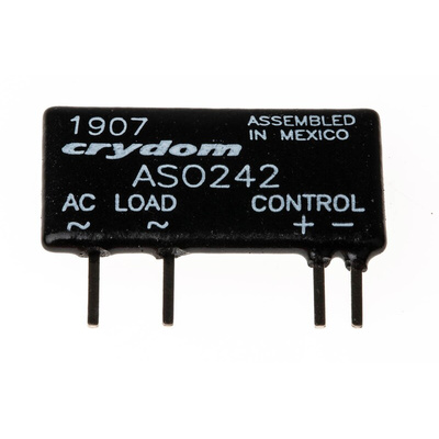 Sensata / Crydom Solid State Relay, 2 A rms Load, PCB Mount, 280 V rms Load, 10 V dc Control