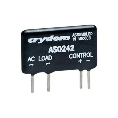 Sensata / Crydom Solid State Relay, 2 A rms Load, PCB Mount, 280 V rms Load, 10 V dc Control