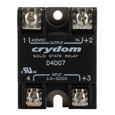 Sensata / Crydom 1-DCL Series Solid State Relay, 7 A Load, Surface Mount, 400 V Load, 32 V Control