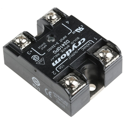 Sensata / Crydom Series 1 Series Solid State Relay, 10 A Load, Panel Mount, 280 V rms Load, 32 V Control