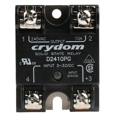 Sensata / Crydom Series 1 Series Solid State Relay, 10 A Load, Panel Mount, 280 V rms Load, 32 V Control