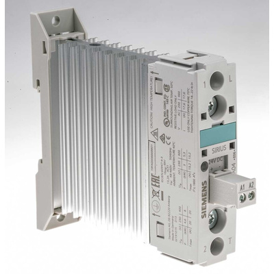 Siemens Solid State Relay, 20 A Load, DIN Rail Mount, 460 V Load, 24 V dc Control
