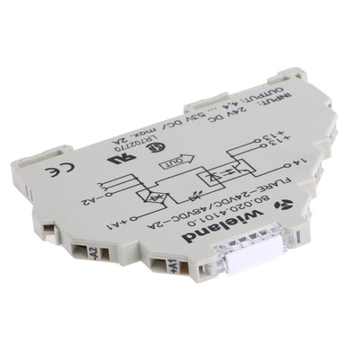 Wieland flare Series Solid State Relay, 2 A Load, DIN Rail Mount, 53 V Load, 53 V Control