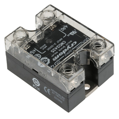 Sensata / Crydom CW24 Series Solid State Relay, 25 A rms Load, Panel Mount, 280 V rms Load, 32 V Control