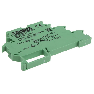 Phoenix Contact DEK-OE- 24DC/24DC/100KHZ Series Solid State Relay, DIN Rail Mount