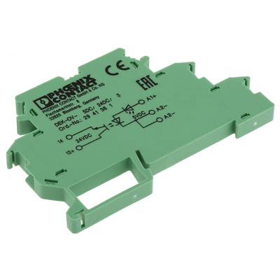 Phoenix Contact DEK-OV-5DC/24DC/3 Series Solid State Relay, DIN Rail Mount, 6 V dc Control