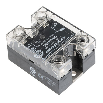 Sensata / Crydom CW24 Series Solid State Relay, 25 A rms Load, Panel Mount, 280 V rms Load, 36 V rms Control