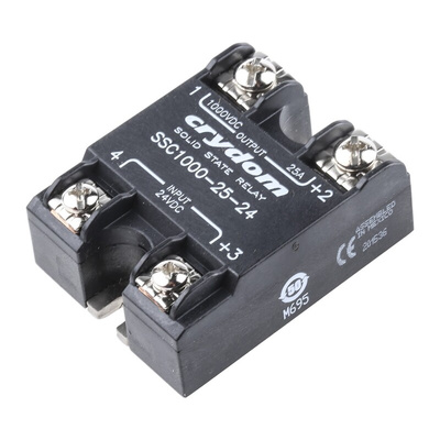 Sensata / Crydom SSC Series Series Solid State Relay, 25 A Load, Surface Mount, 1000 V Load, 28 V Control