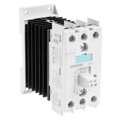 Siemens Solid State Relay, 10.5 A Load, DIN Rail Mount, 600 V Load, 30 V dc Control