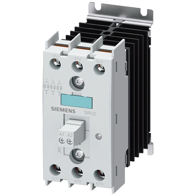 Siemens Solid State Relay, 10.5 A Load, DIN Rail Mount, 600 V Load, 30 V dc Control