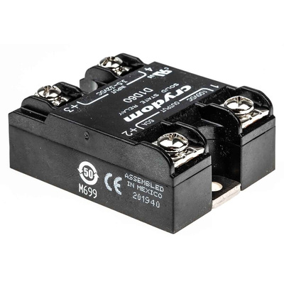 Sensata / Crydom 1-DC Series Solid State Relay, 60 A Load, Surface Mount, 100 V Load, 32 V Control